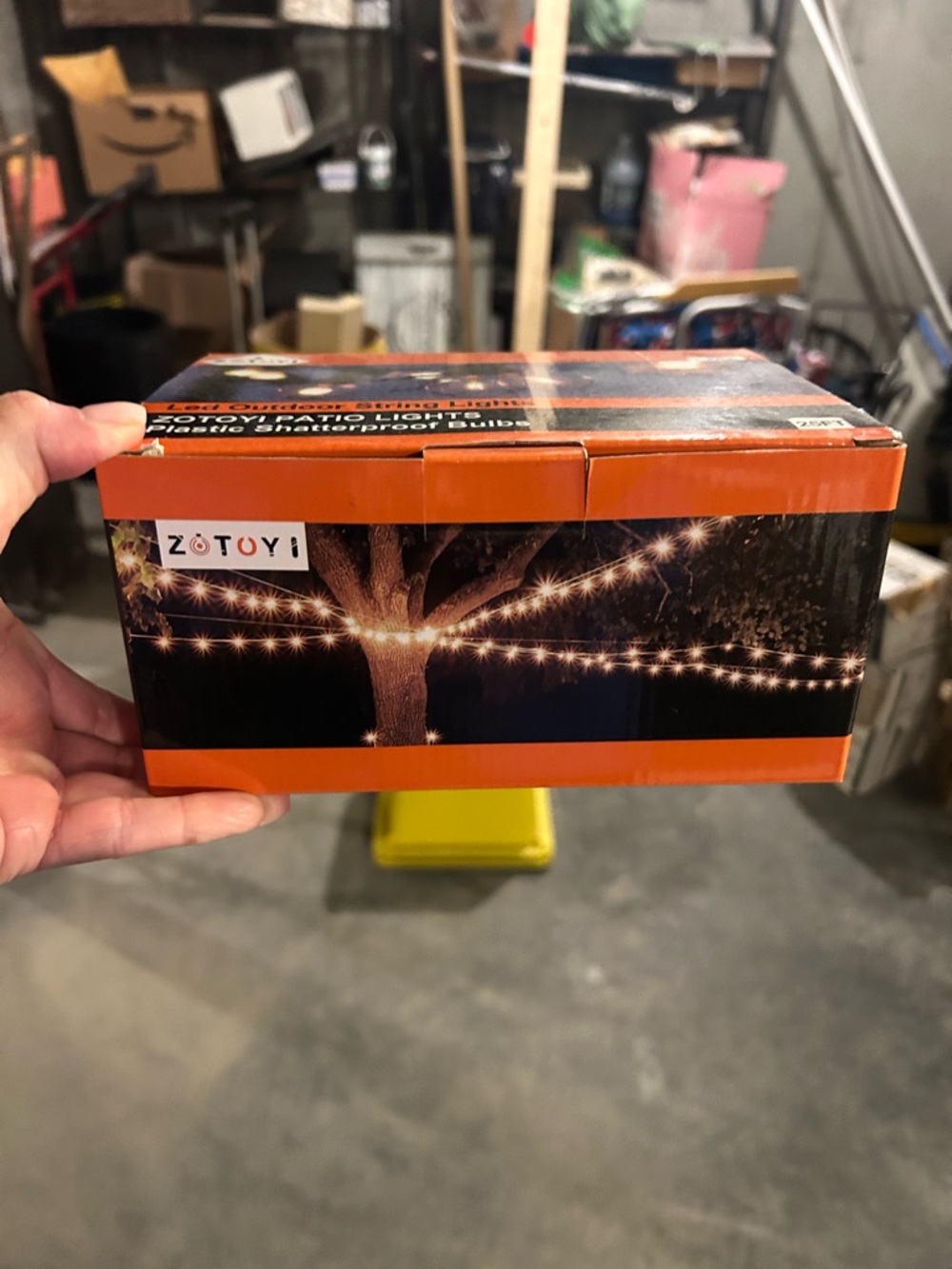 Orange Outdoor String Lights - Warm White